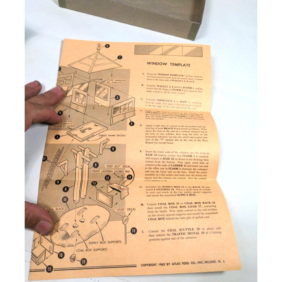 Vintage Atlas HO Scale #701 Elevated Gate Tower New In Box - Picture 7 of 7